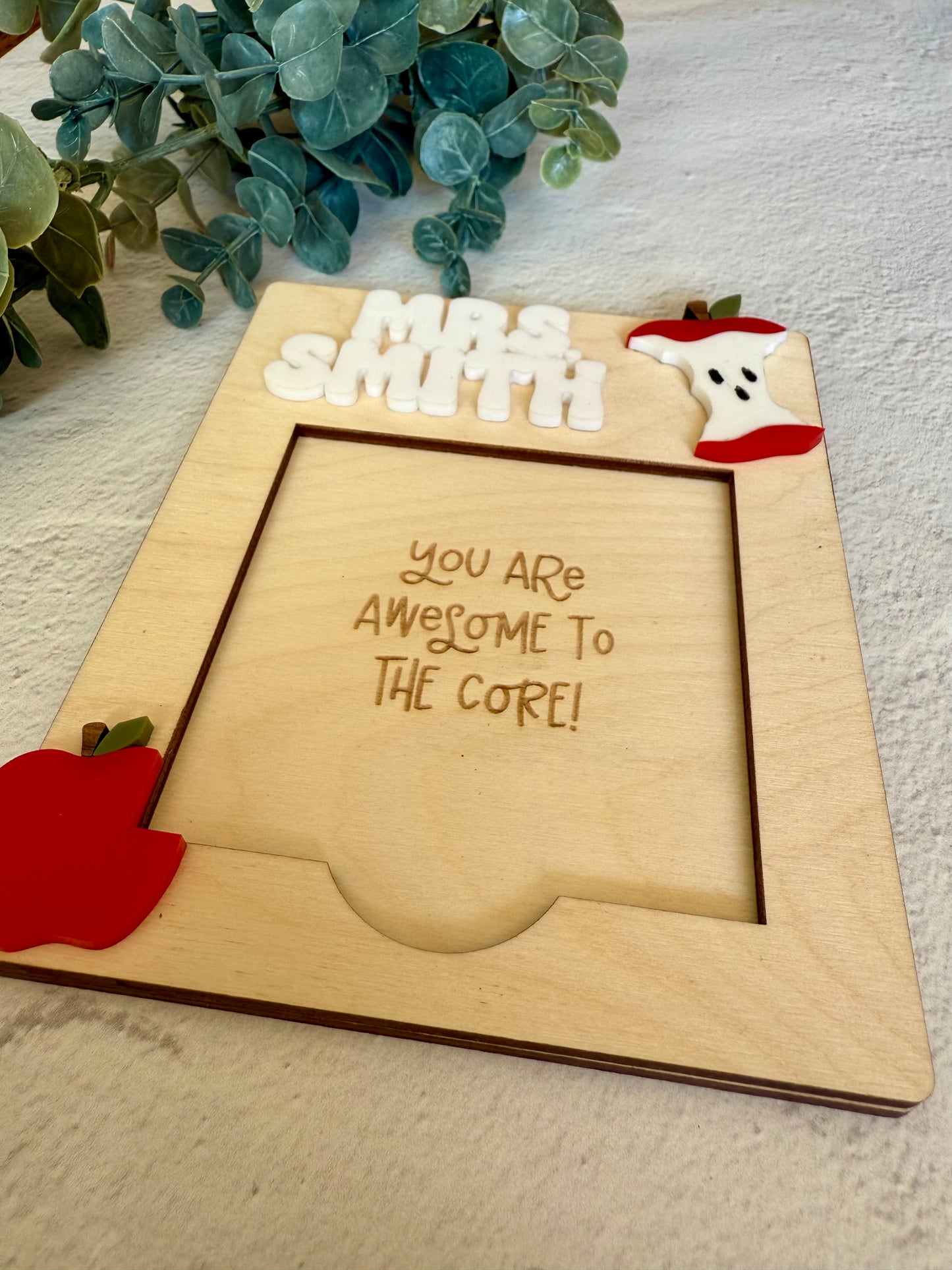 Teacher Sticky Note Holder