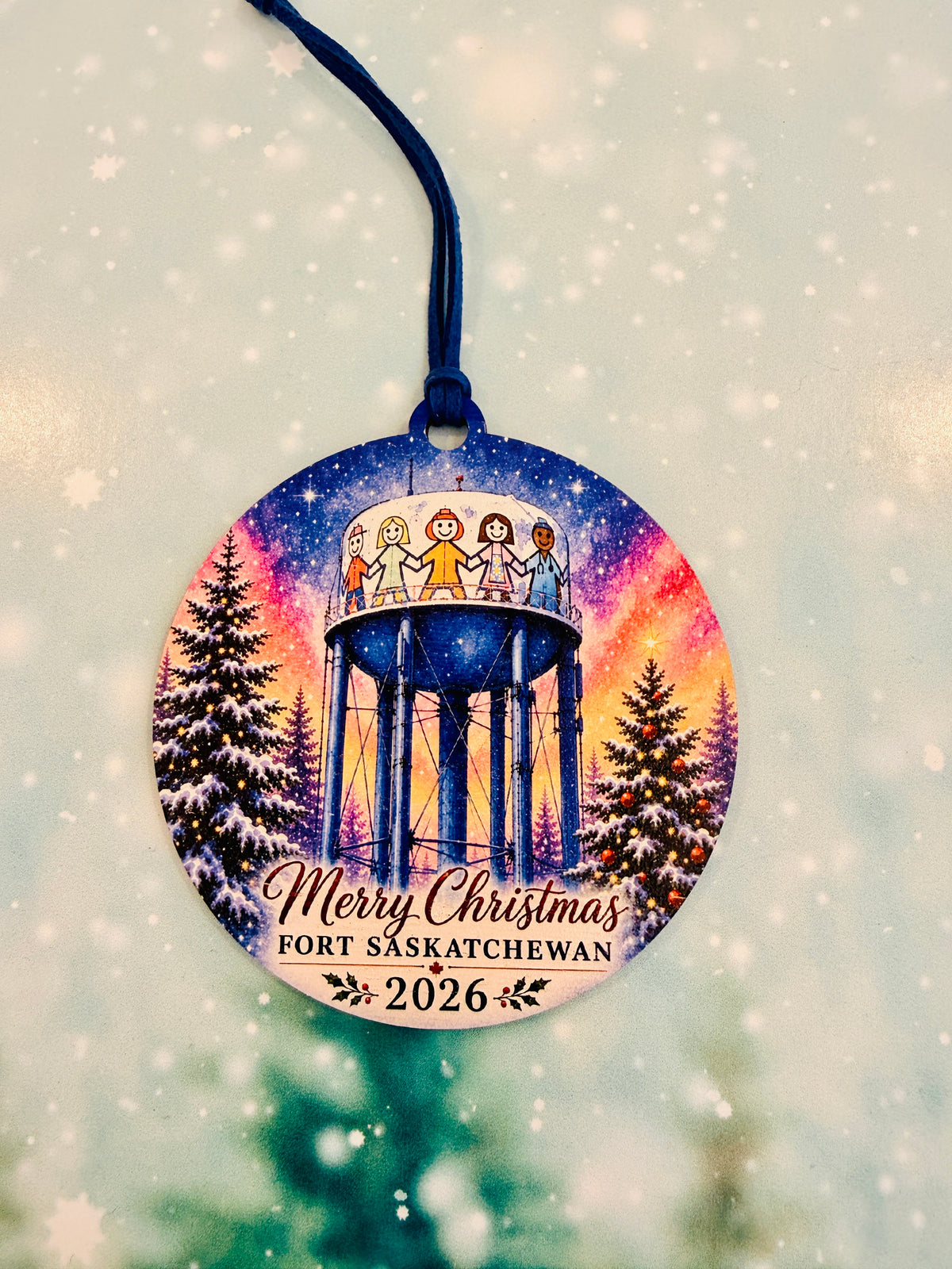 Fort Saskatchewan Water Tower Ornament