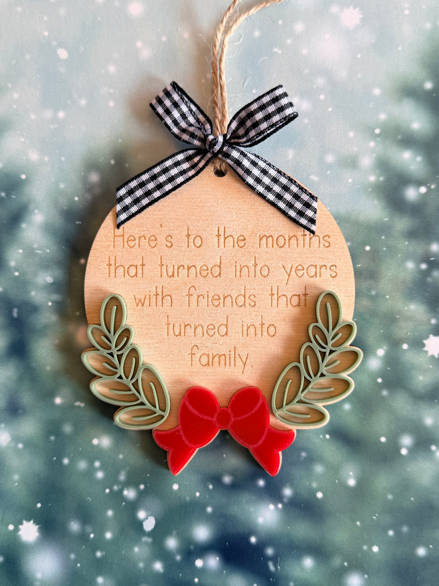 Friendship Keepsake Christmas Ornaments
