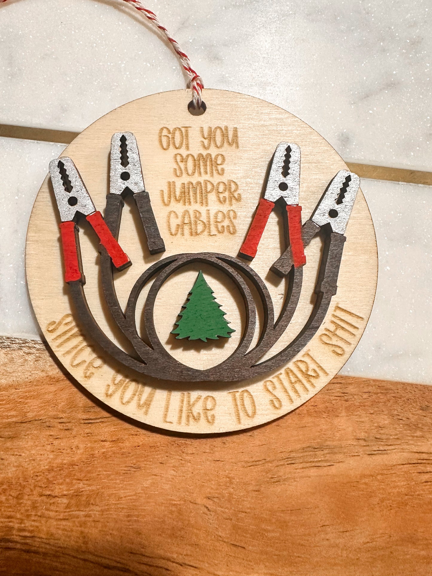 Jumper Cable Ornament