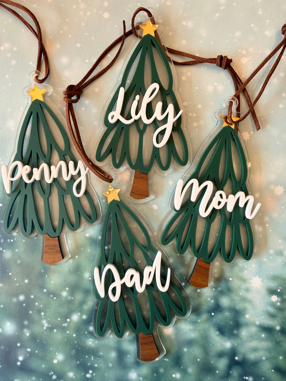 Evergreen Personalized Ornament/Tag