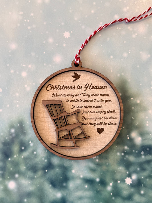 Christmas in Heaven Ornament