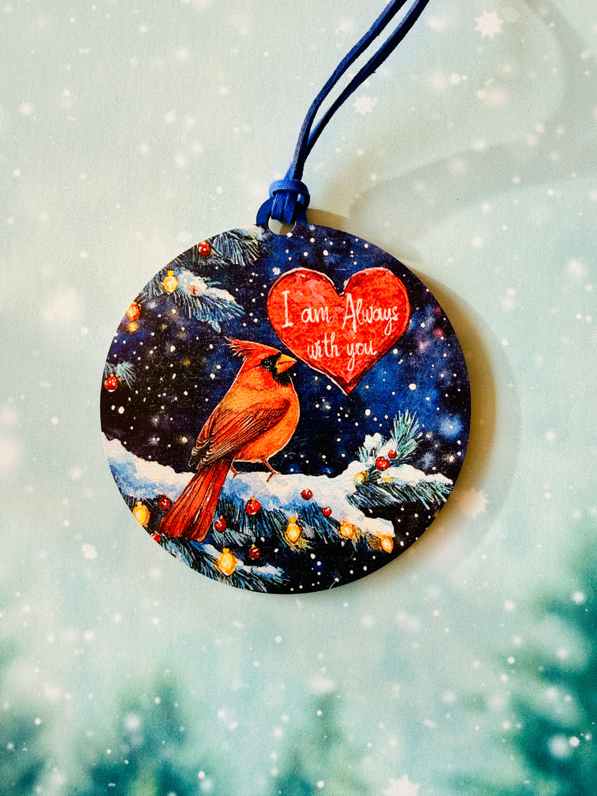 Cardinal Memorial Ornament- Always With You