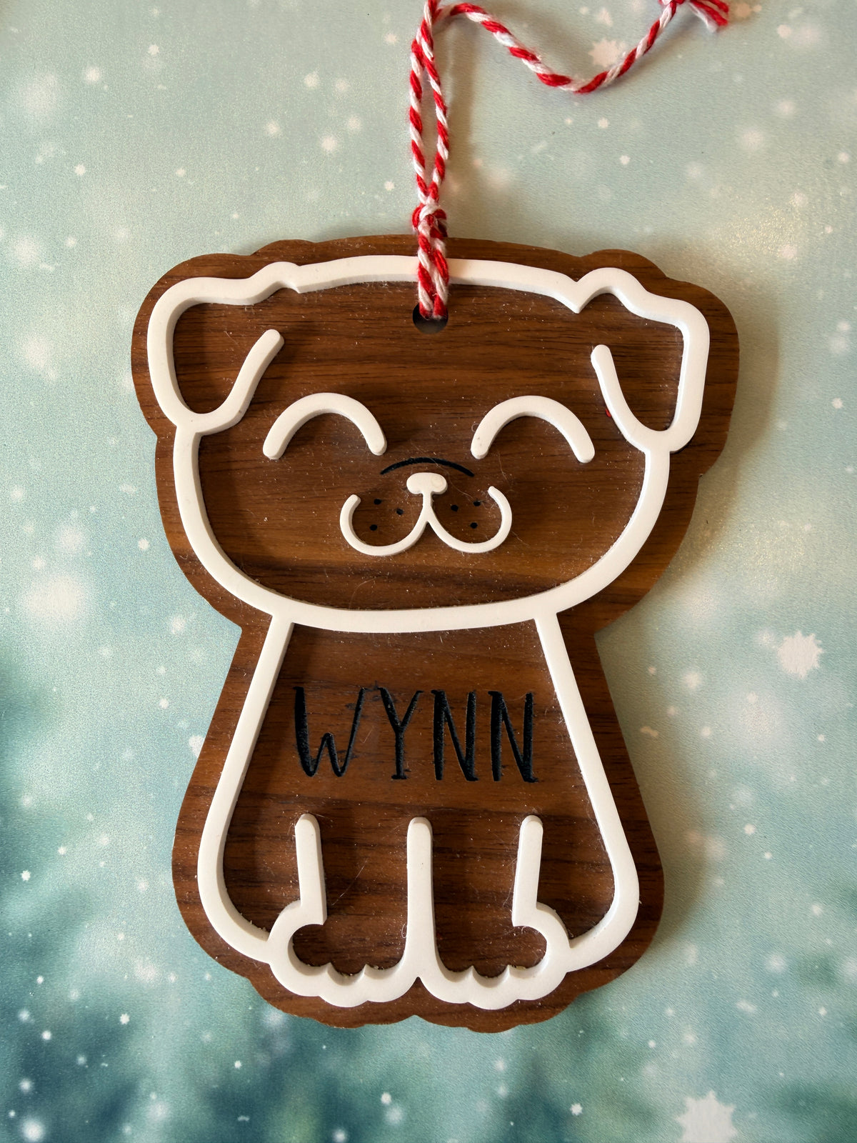 Personalized Gingerbread Pet Ornament