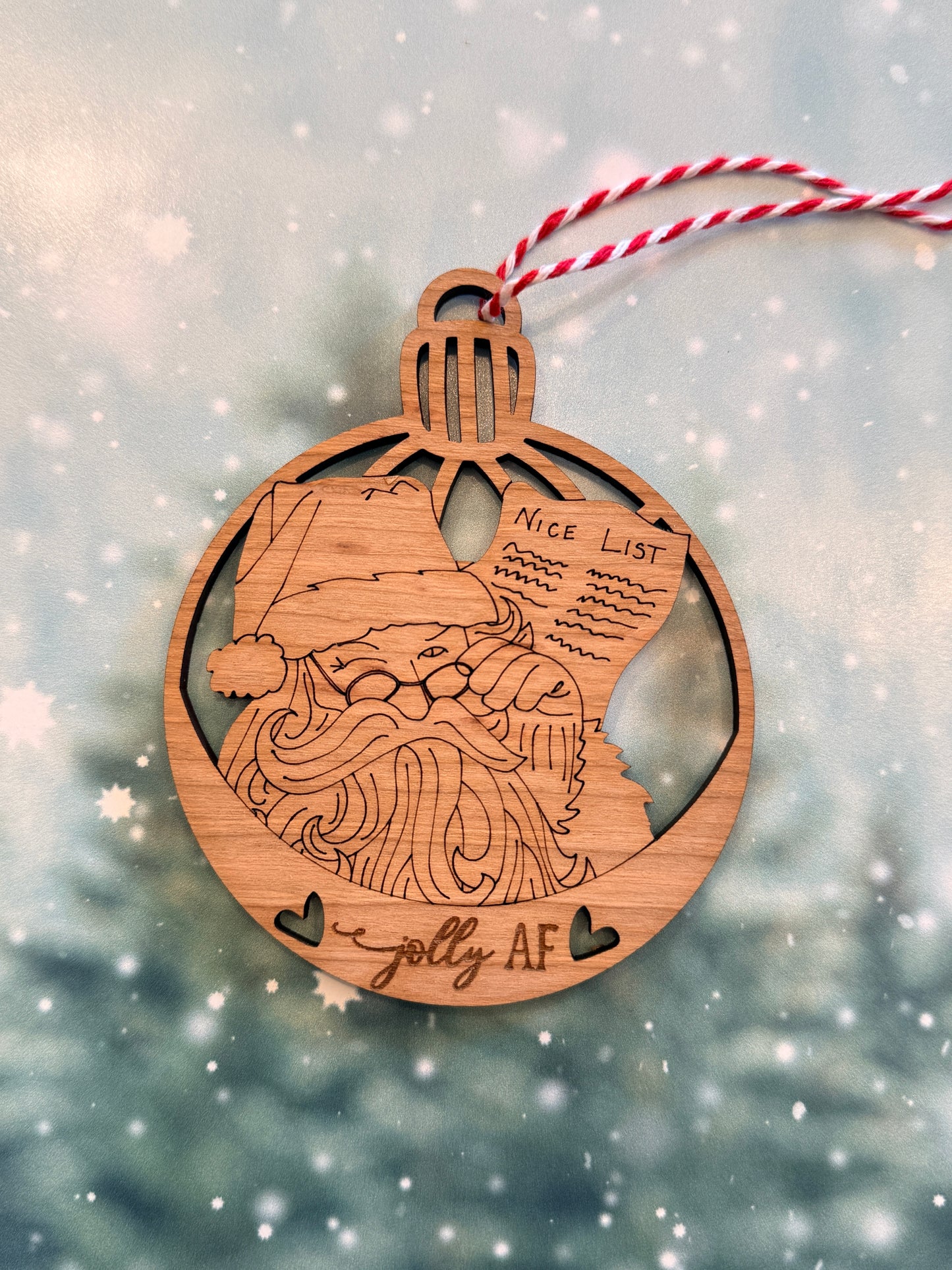 Naught & Nice Ornaments- Retiring Collection