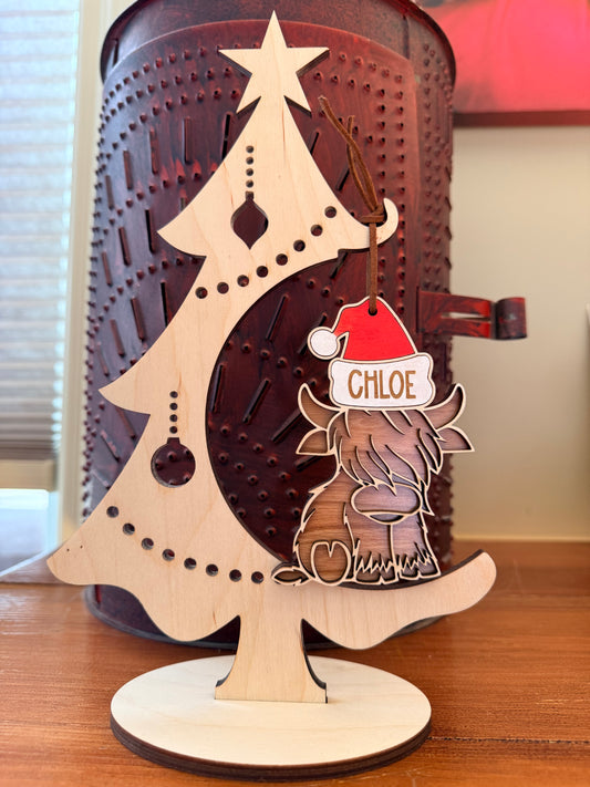 Highland Cow Ornament