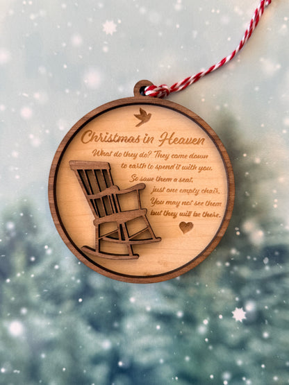 Christmas in Heaven Ornament