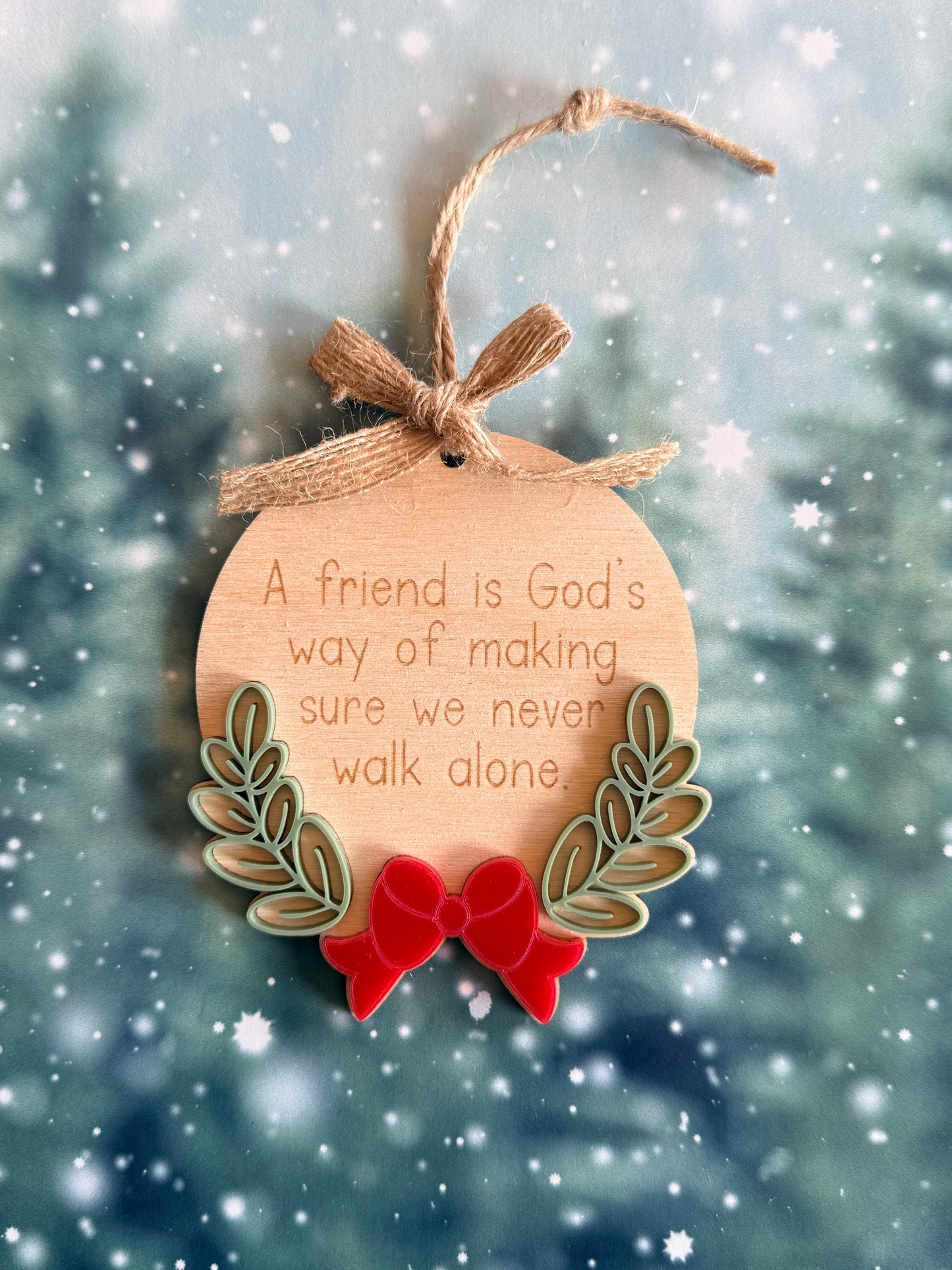 Friendship Keepsake Christmas Ornaments