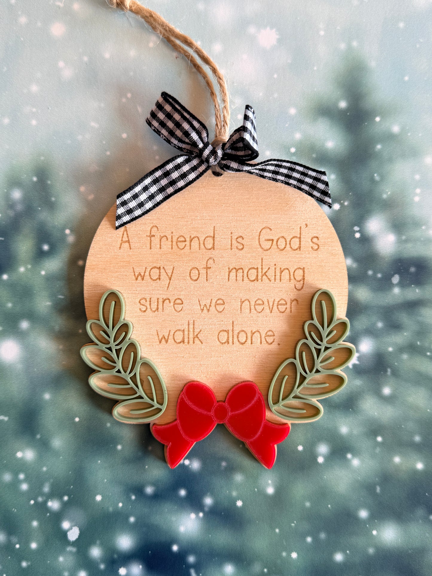 Friendship Keepsake Christmas Ornaments