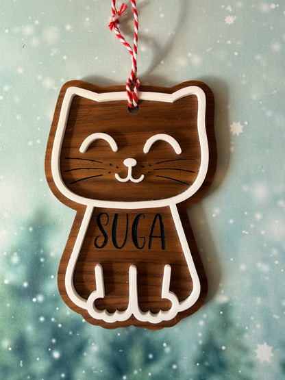 Personalized Gingerbread Pet Ornament