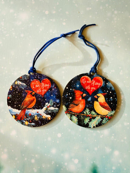 Cardinal Memorial Ornament- Always With You