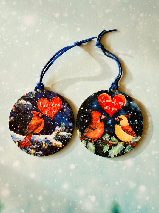 Cardinal Memorial Ornament- Always With You
