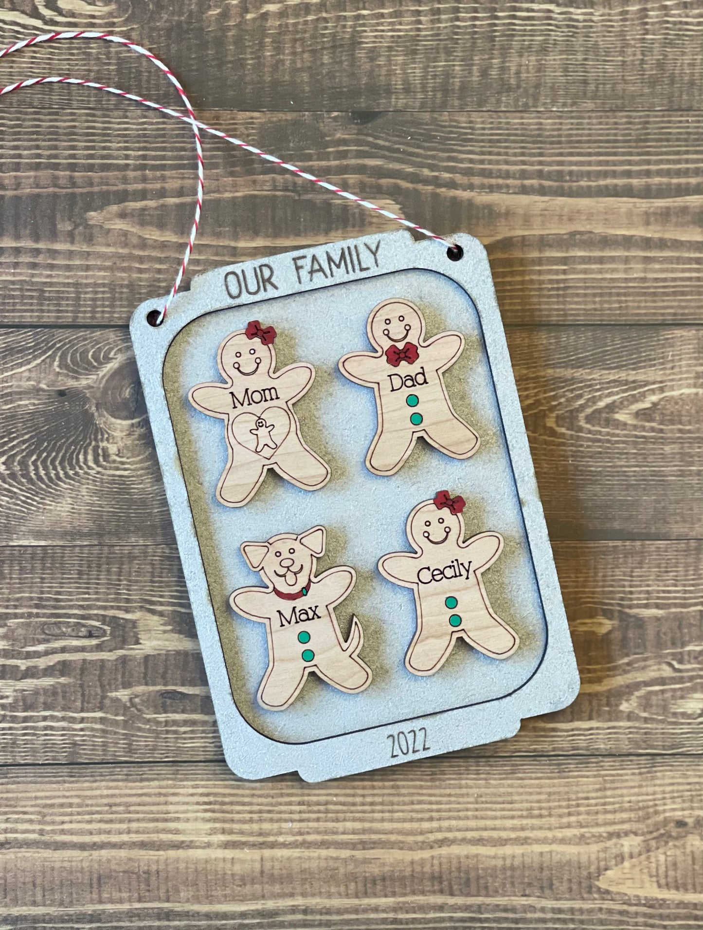 Gingerbread Family Ornament